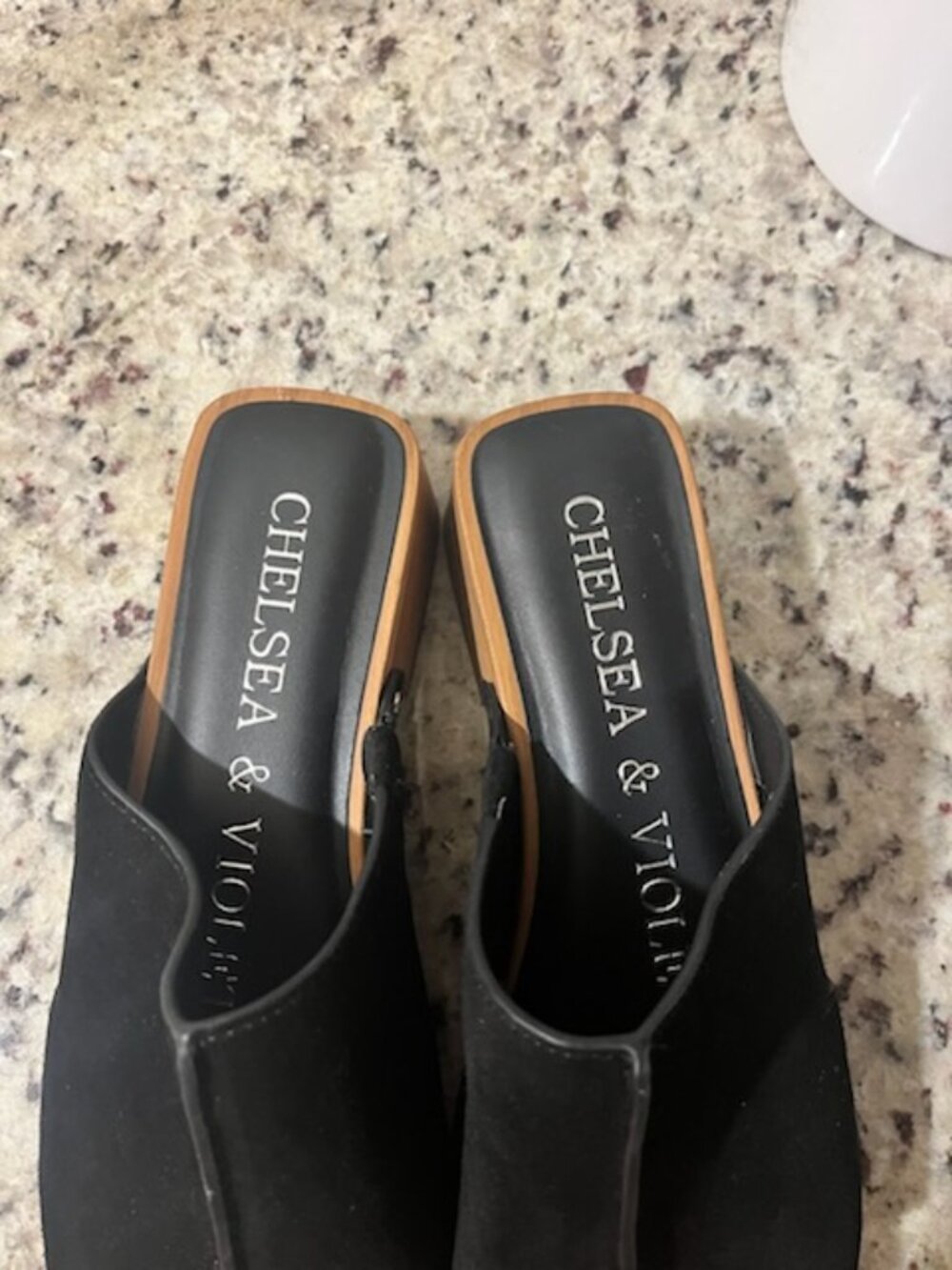Chelsea and Violet Mules